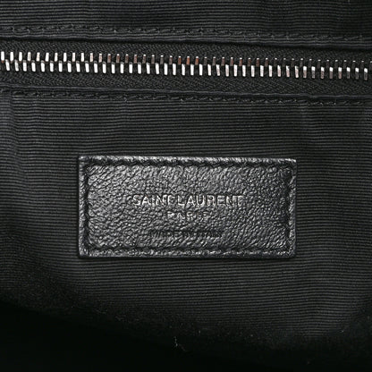Saint Laurent Crinkled Calfskin Matelasse Monogram Large Niki Shopper Tote Black 6 of 11