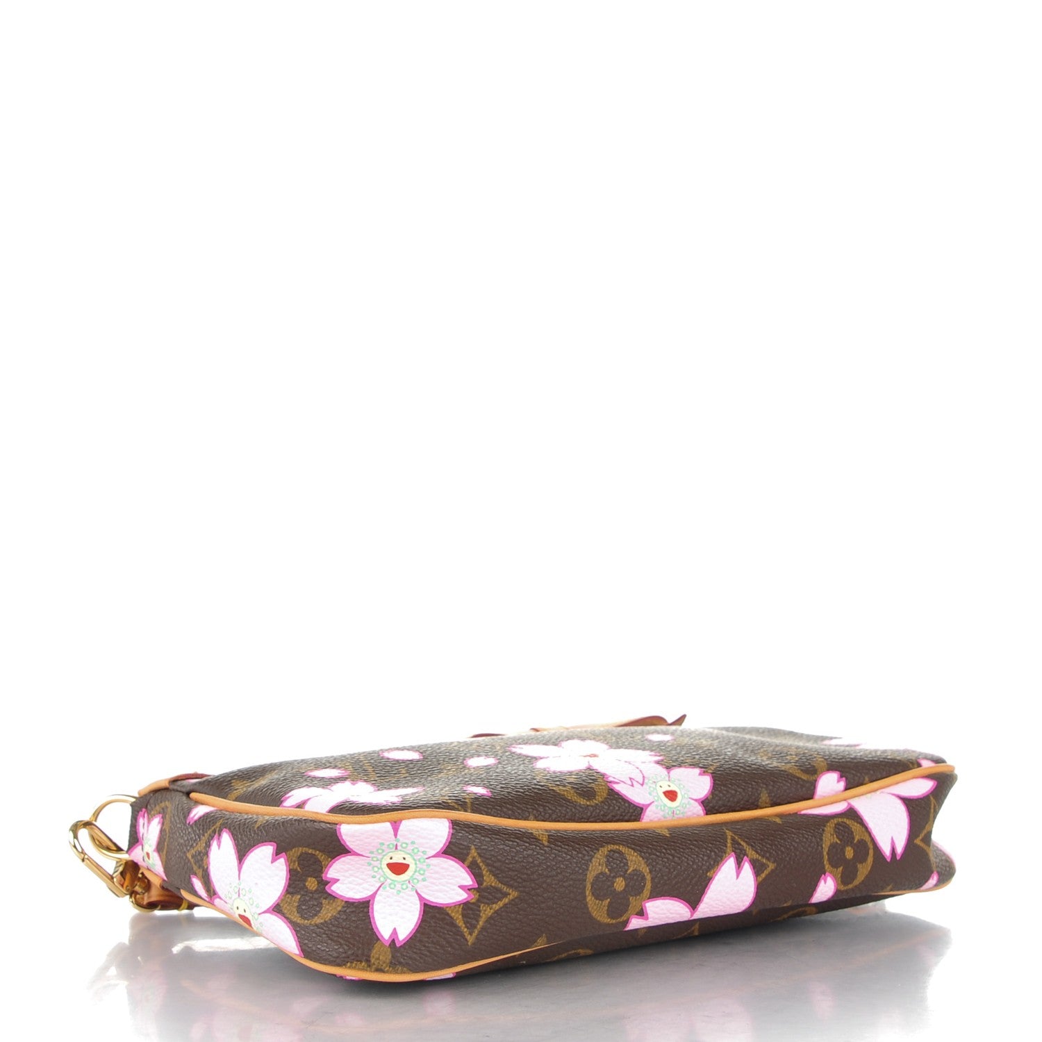 Louis Vuitton Monogram Cherry Blossom Pochette Accessories Brown 4 of 7
