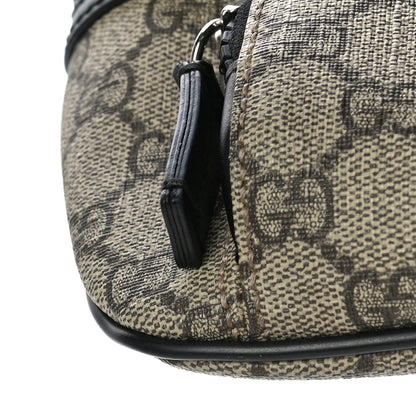 Gucci GG Supreme Monogram Belt Bag Black 9 of 11