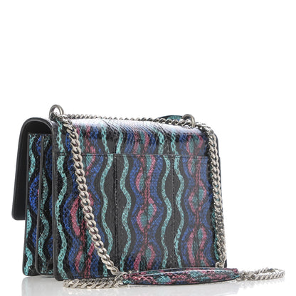 Saint Laurent Snakeskin Medium Monogram Sunset Multicolor 3 of 7