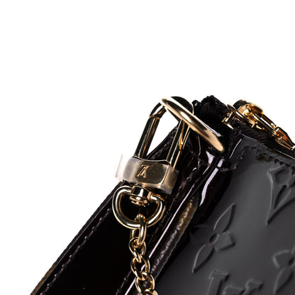 Louis Vuitton Vernis Monogram Mini Pochette Accessories Amarante 10 of 10