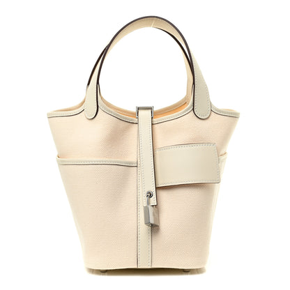 Hermes Toile Goeland Swift Cargo Picotin Lock 18 Nata 1 of 11