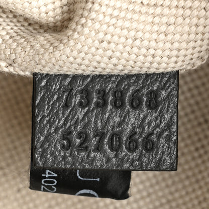 Gucci GG Supreme Monogram Textured Dollar Calfskin Ophidia Belt Bag Grey Black Graphite Grey 8 of 12