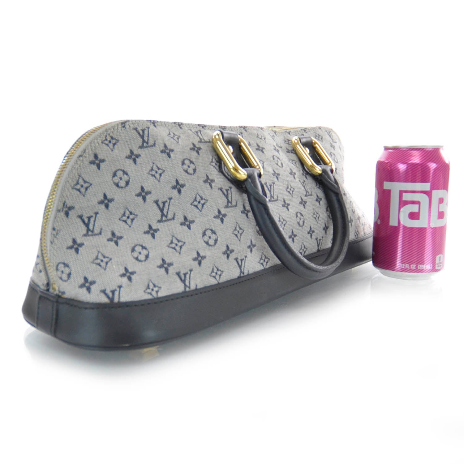 Louis Vuitton Mini Monogram Alma Long Blue 3 of 7