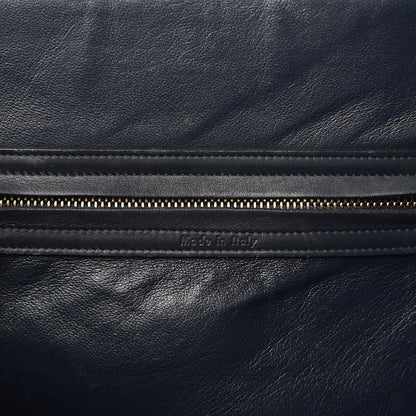 Celine Crocodile Embossed Nubuck Medium Phantom Luggage Navy 9 of 24