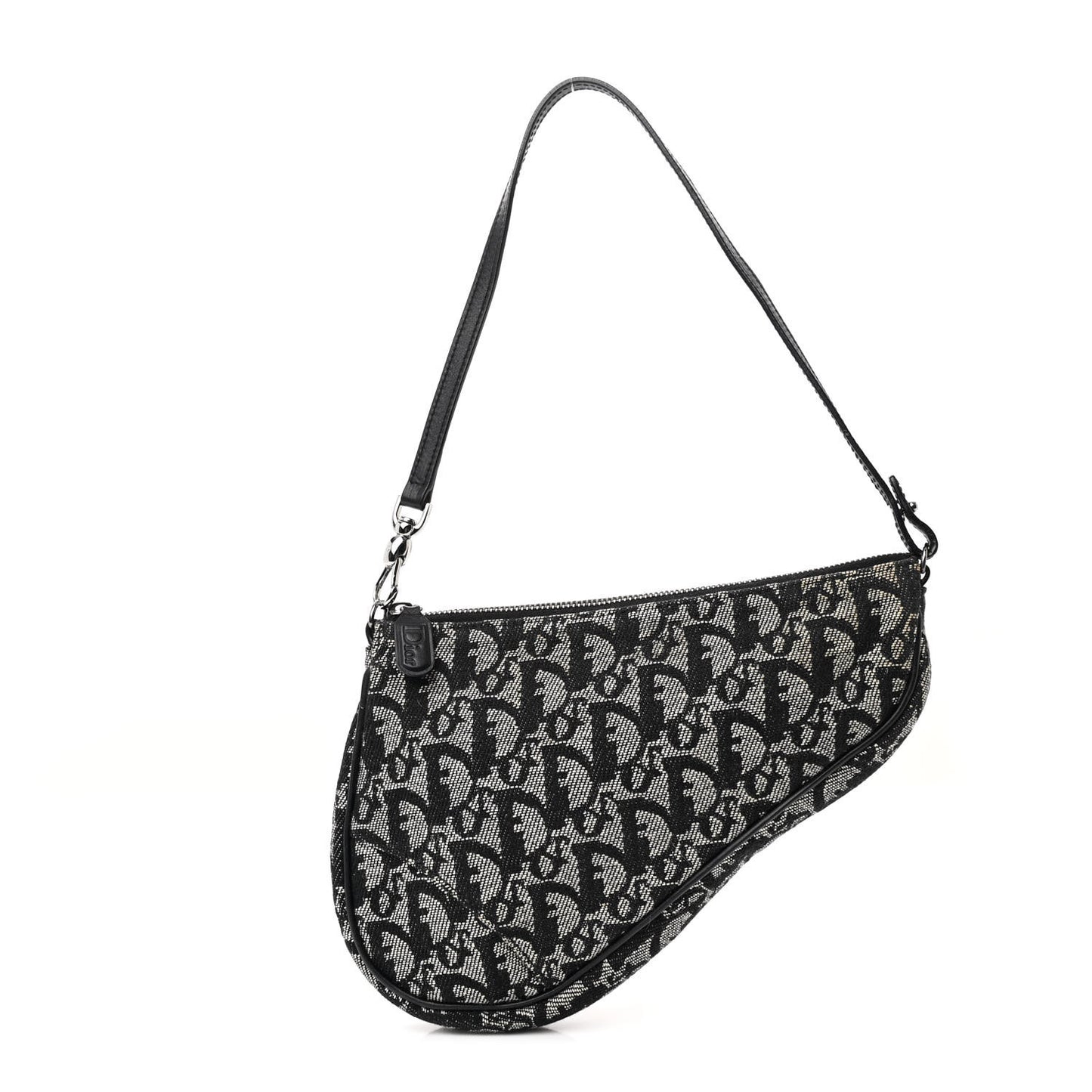 Monogram Mini Saddle Pochette Black