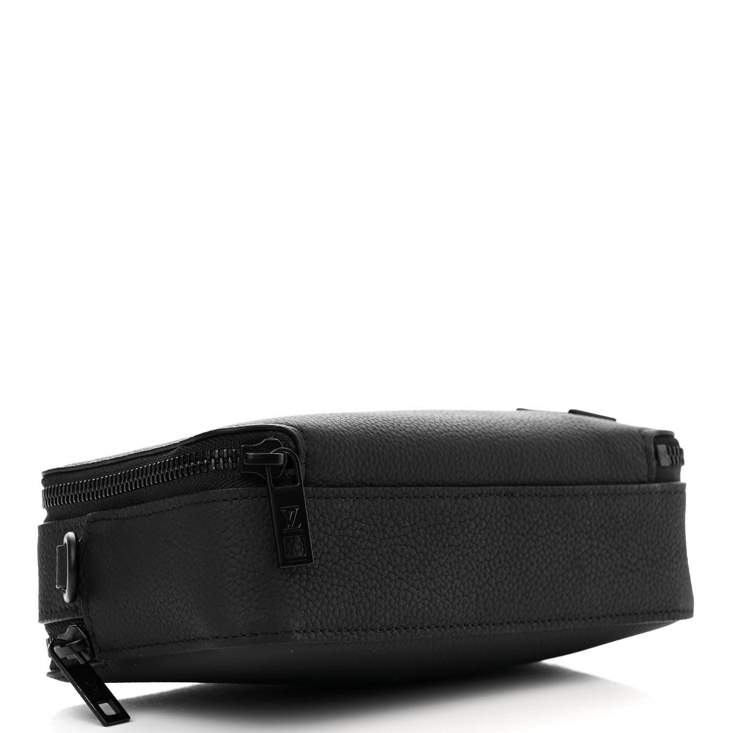 Louis Vuitton Calfskin Aerogram Alpha Wearable Wallet Black 4 of 9