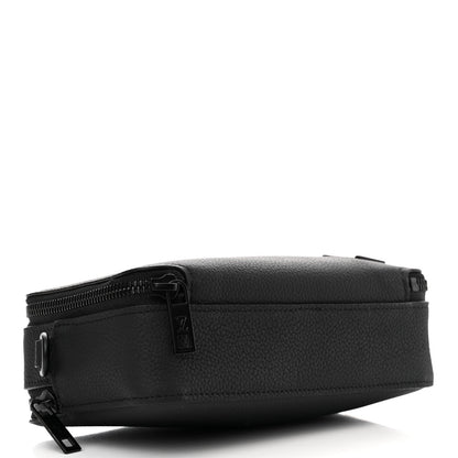 Louis Vuitton Calfskin Aerogram Alpha Wearable Wallet Black 4 of 9