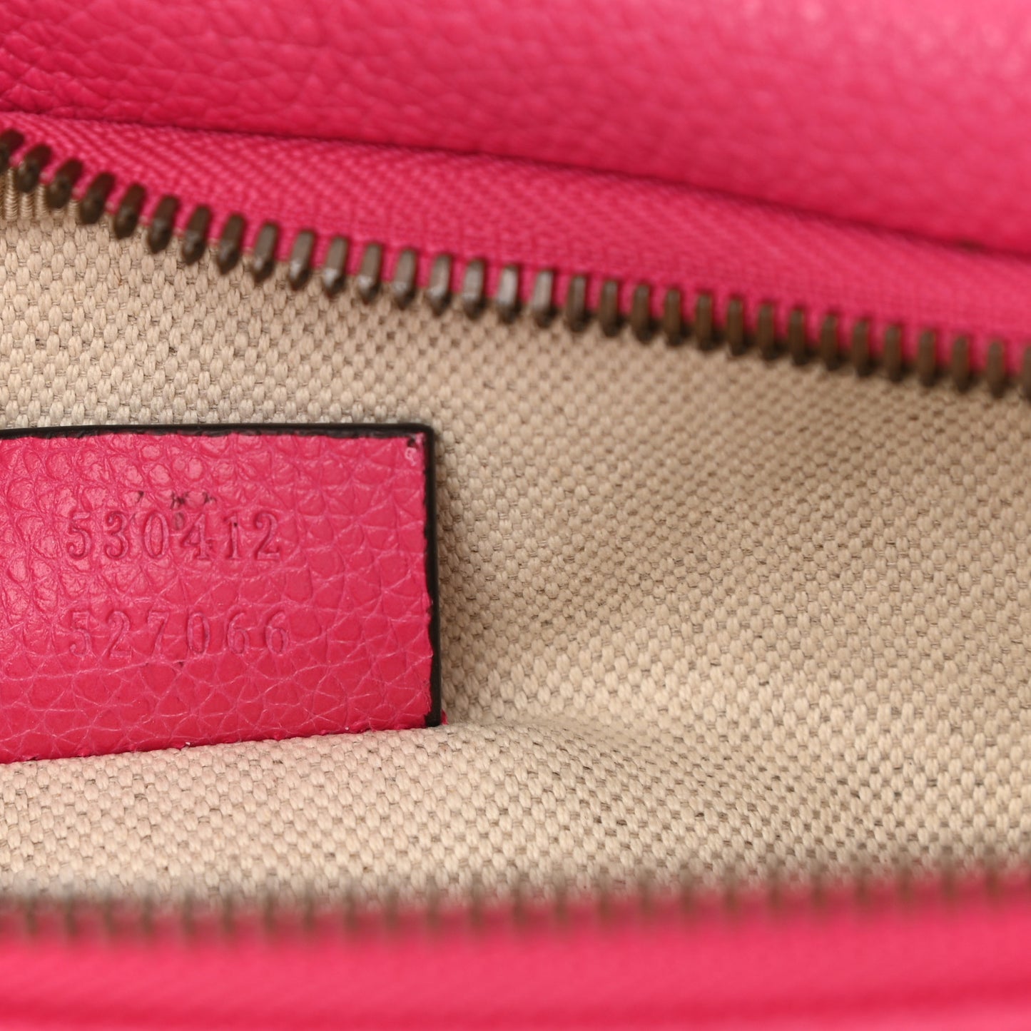 Grained Calfskin Logo Belt Bag Pink