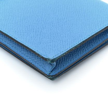 Hermes Epsom Bearn Gusset Wallet Bleu Zanzibar 14 of 18