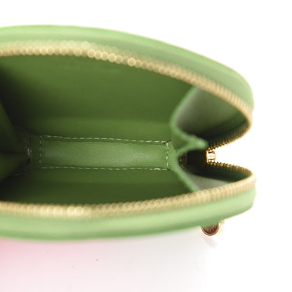 Louis Vuitton Vernis Roses Chapeau Coin Purse Vert Tonic 5 of 6