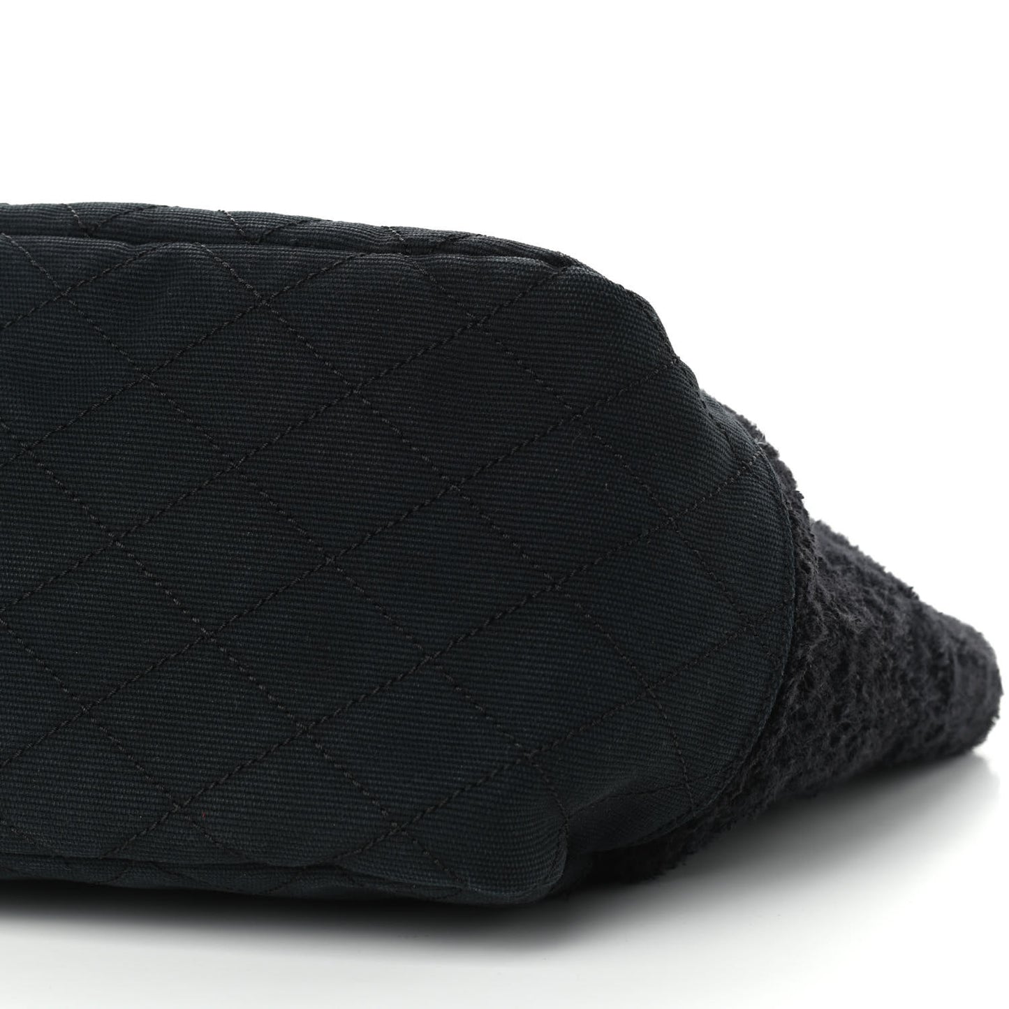 Terry Quilted CC Tote Black