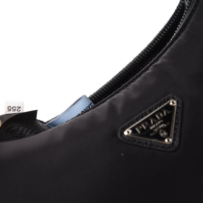 Prada Tessuto Nylon Mini Re-Edition 2000 Bag Black 11 of 14
