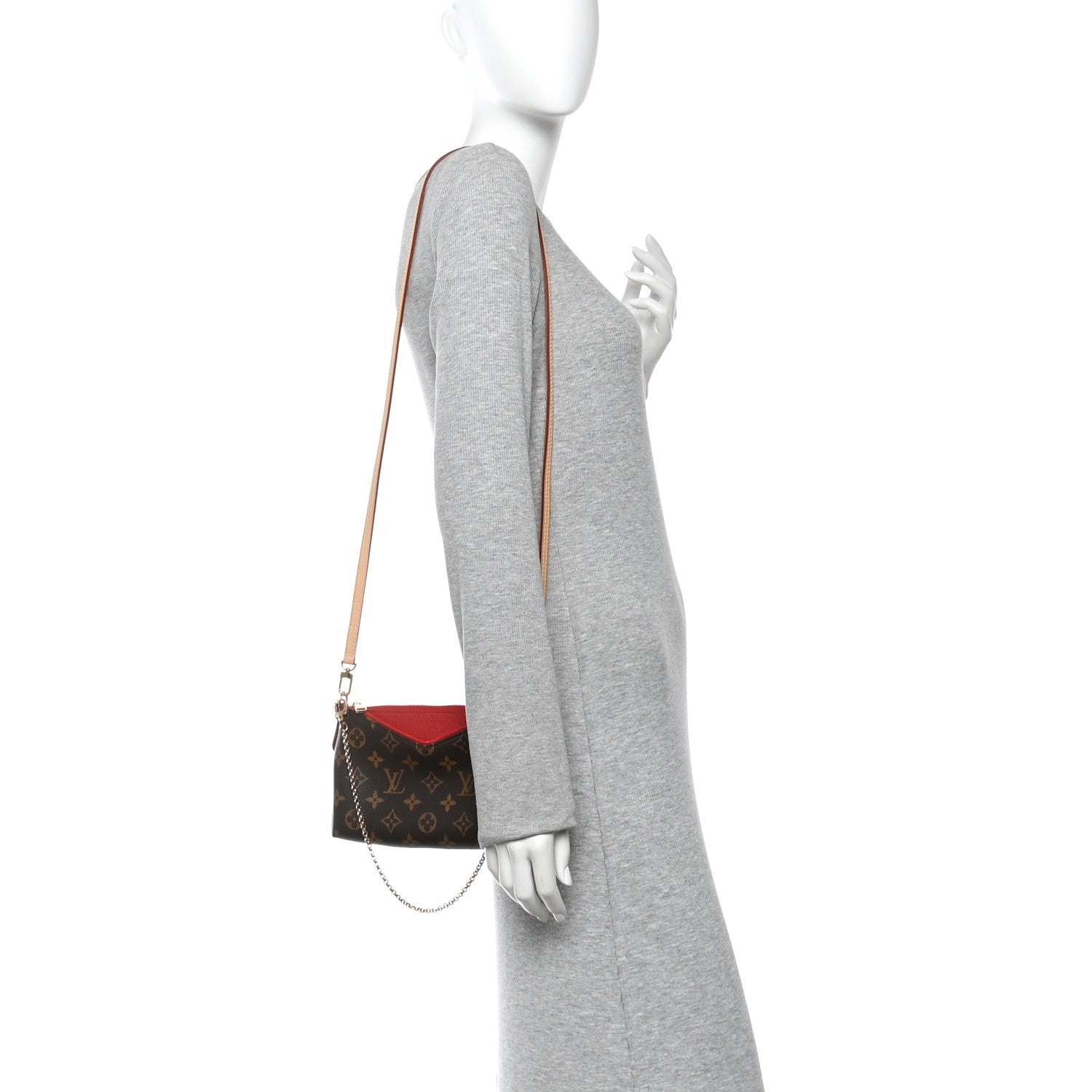 Louis Vuitton Monogram Pallas Clutch Cherry 1875162 – FASHIONPHILE