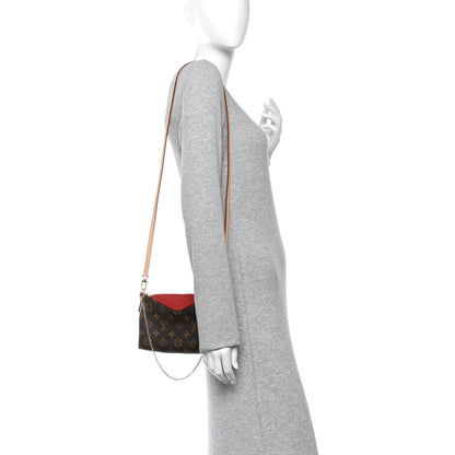 Louis Vuitton Monogram Pallas Clutch Cherry 2 of 14