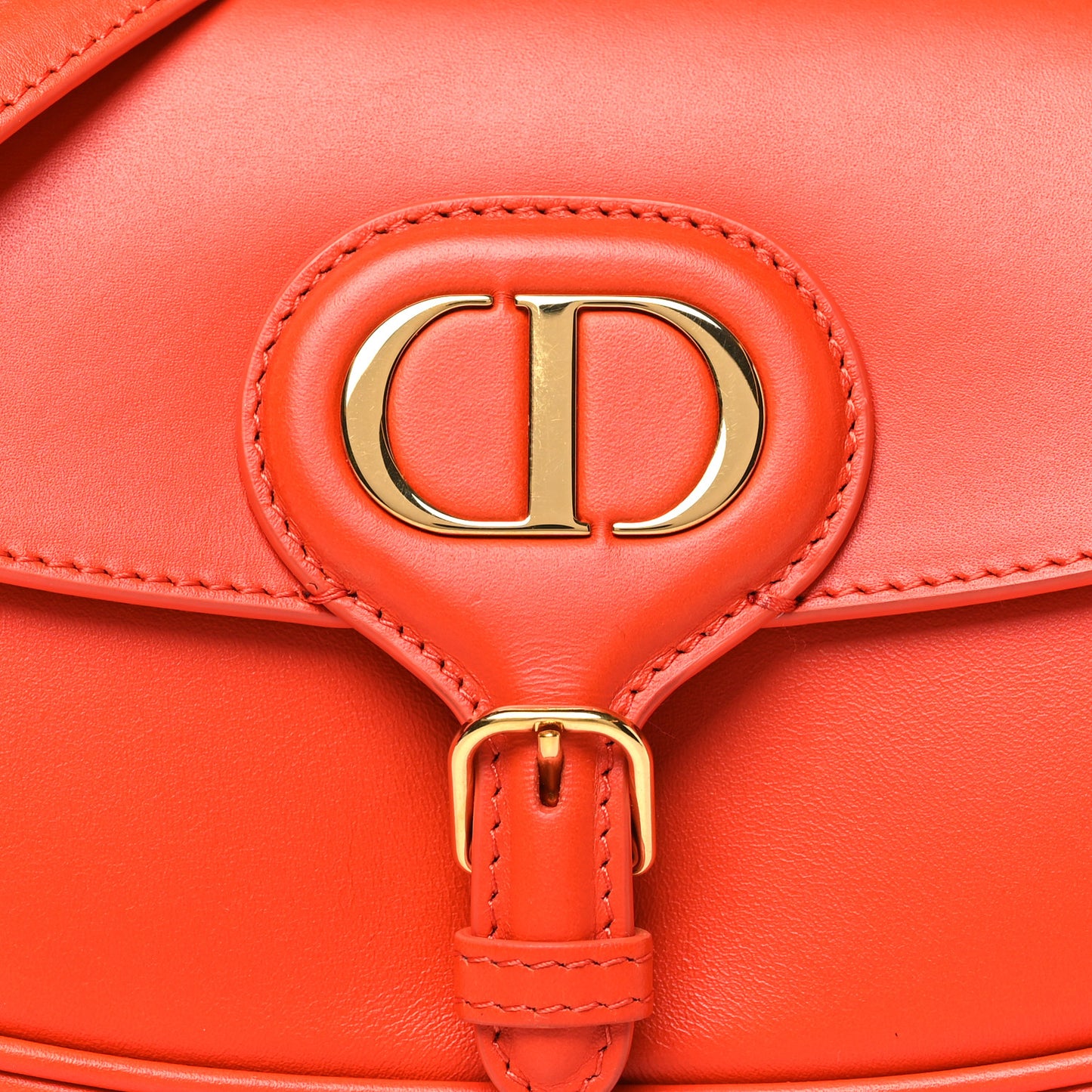 Box Calfskin East West Bobby Bag Orange