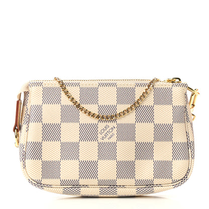Louis Vuitton Damier Azur Mini Pochette Accessories 1 of 8