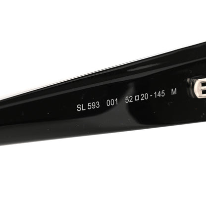 Saint Laurent Acetate Ultra Cat Eye Sunglasses SL 593 Black 5 of 8