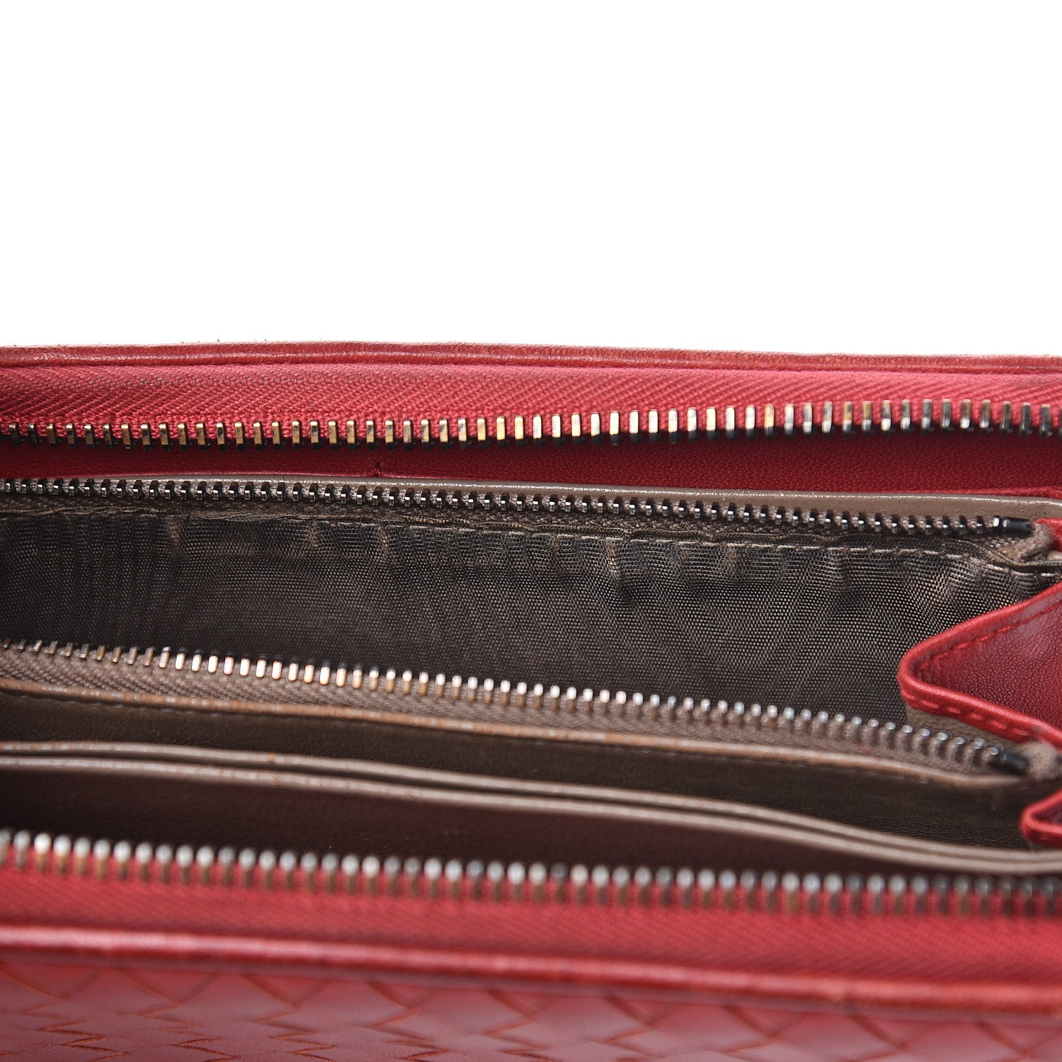 Bottega Veneta Nappa Intrecciato Zip Around Wallet 16 of 16