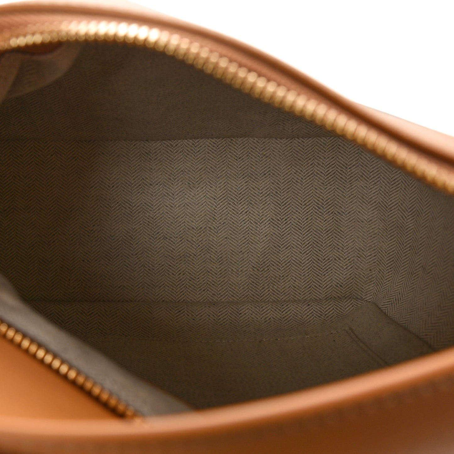 Calfskin Small Puzzle Edge Bag Warm Desert Black