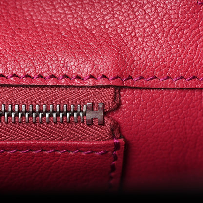 Hermes Shiny Porosus Crocodile Birkin 30 Rose Tyrien 14 of 36