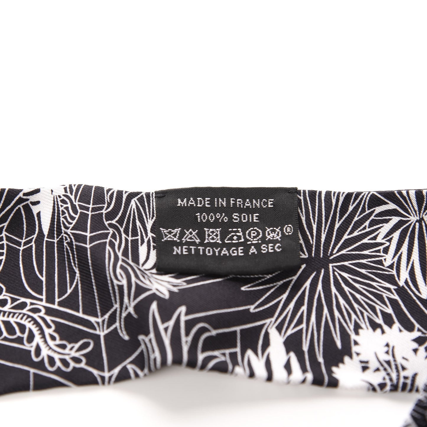 Silk Animapolis Twilly Black White