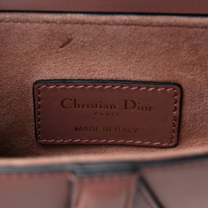 Christian Dior Calfskin Mini Saddle Bag Taupe 6 of 11