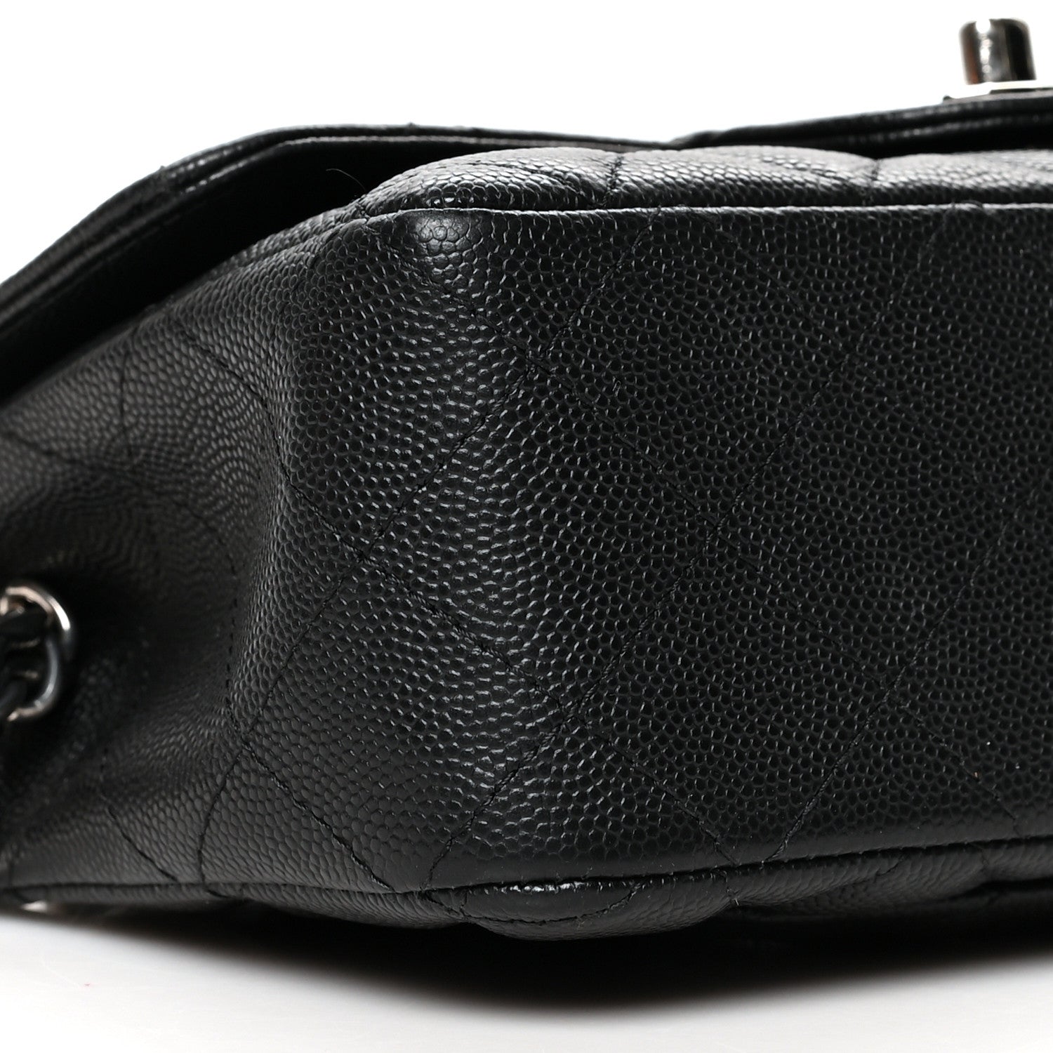 Chanel Caviar Quilted Mini Rectangular Flap Black 8 of 9