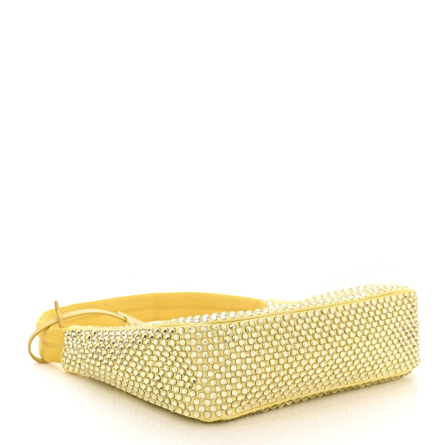 Satin Crystal Mini Re-Edition 2000 Bag Ananas