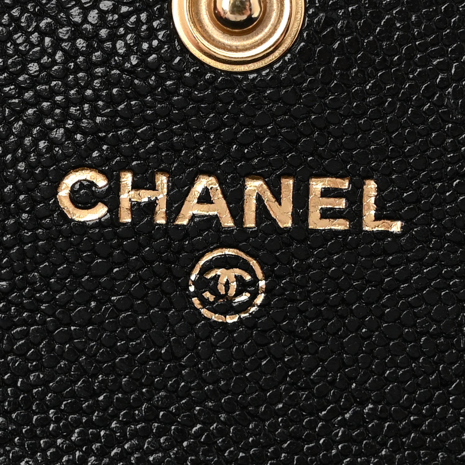 Chanel Caviar Quilted Large Boy Gusset Flap Wallet Black 6 of 12