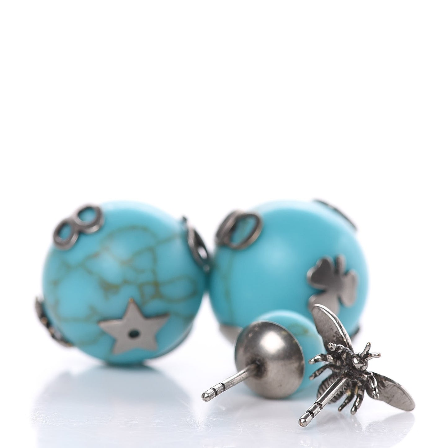 Mise En Dior Tribal Earrings Turquoise