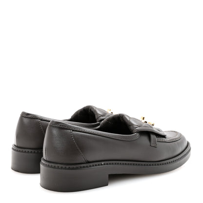 Chanel Lambskin Quilted CC Turnlock Loafers 36 Dark Brown 5 of 10