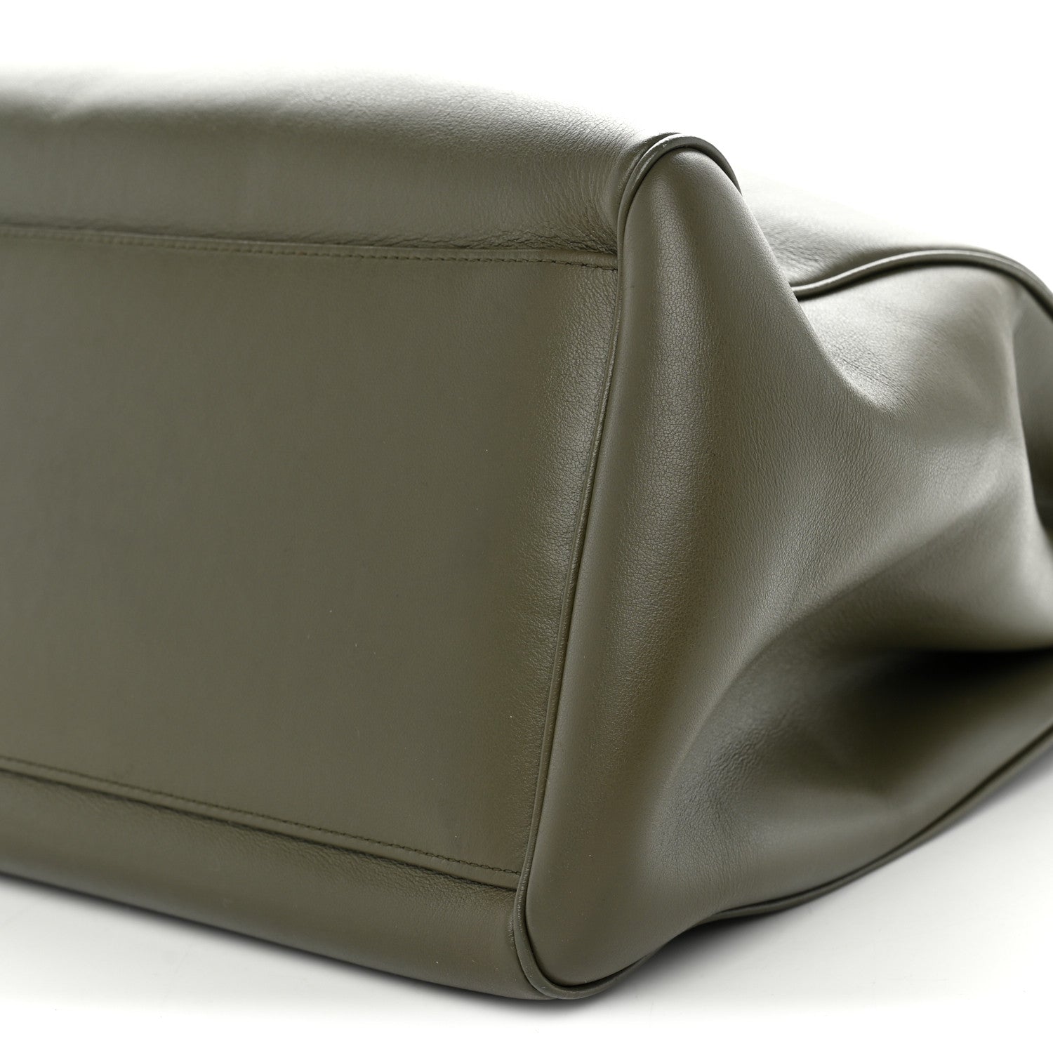 Celine Calfskin Large Soft 16 Bag Dark Olive 9 of 11