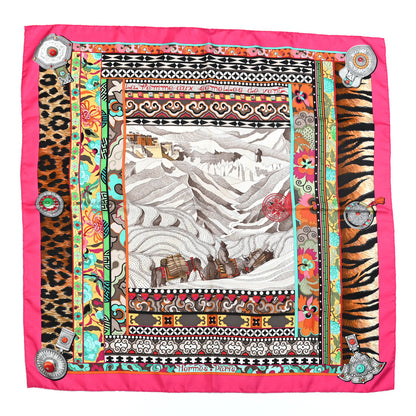 Hermes Silk La Femme Aux Semelles De Vent Scarf 90 1 of 5