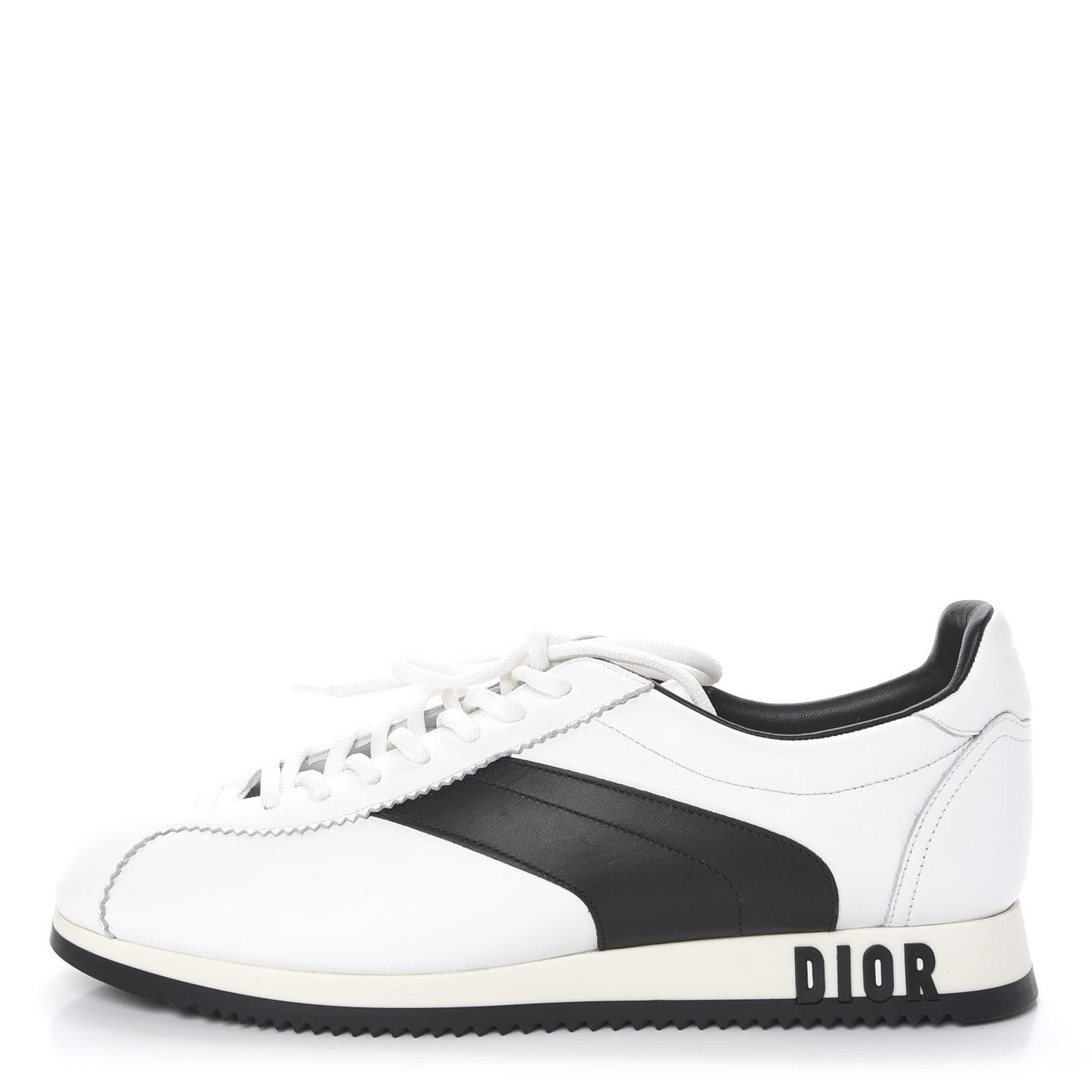Calfskin Mix Diorun Sneakers 39.5 Optic White