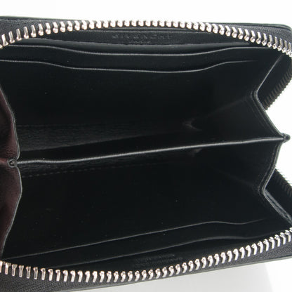 Givenchy Calfskin Iconic Bambi Print Mini Zip Wallet Black White 5 of 7