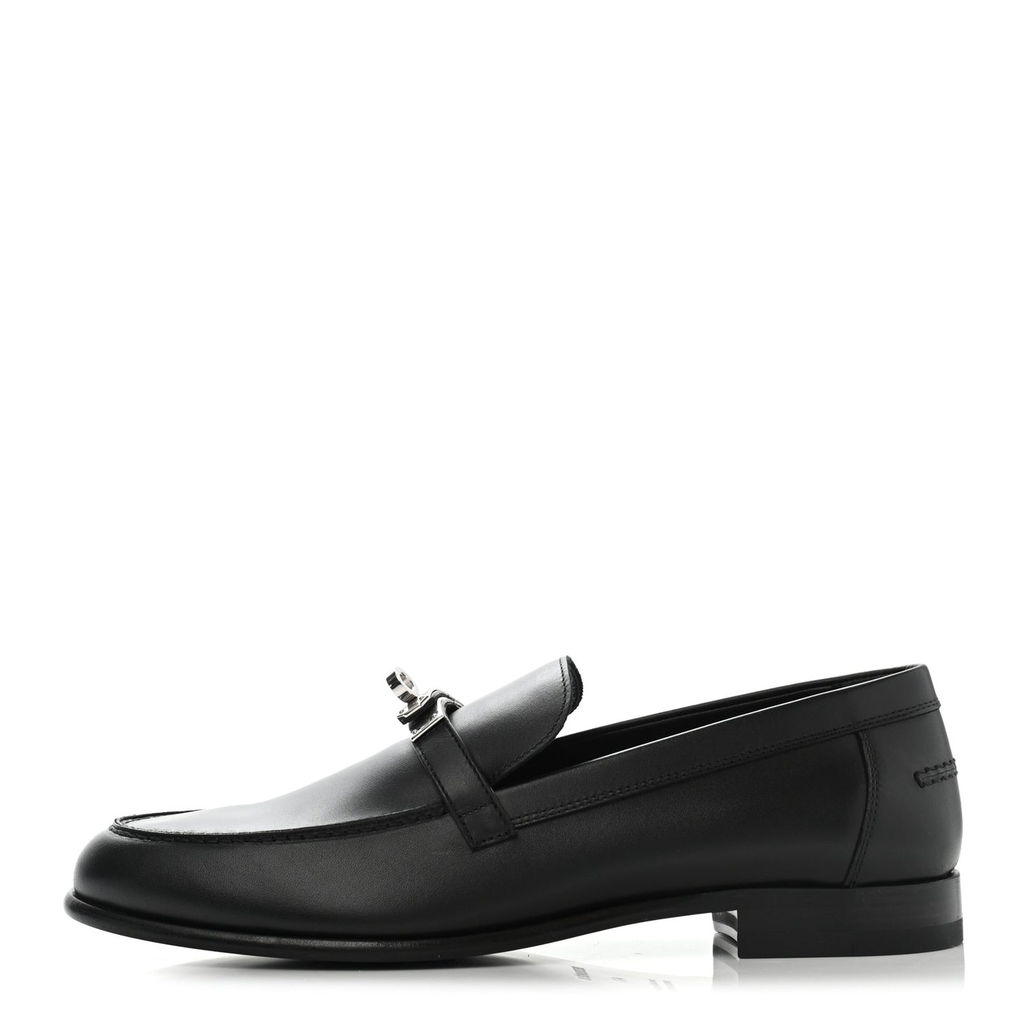Calfskin Womens Destin Loafer 41 Black