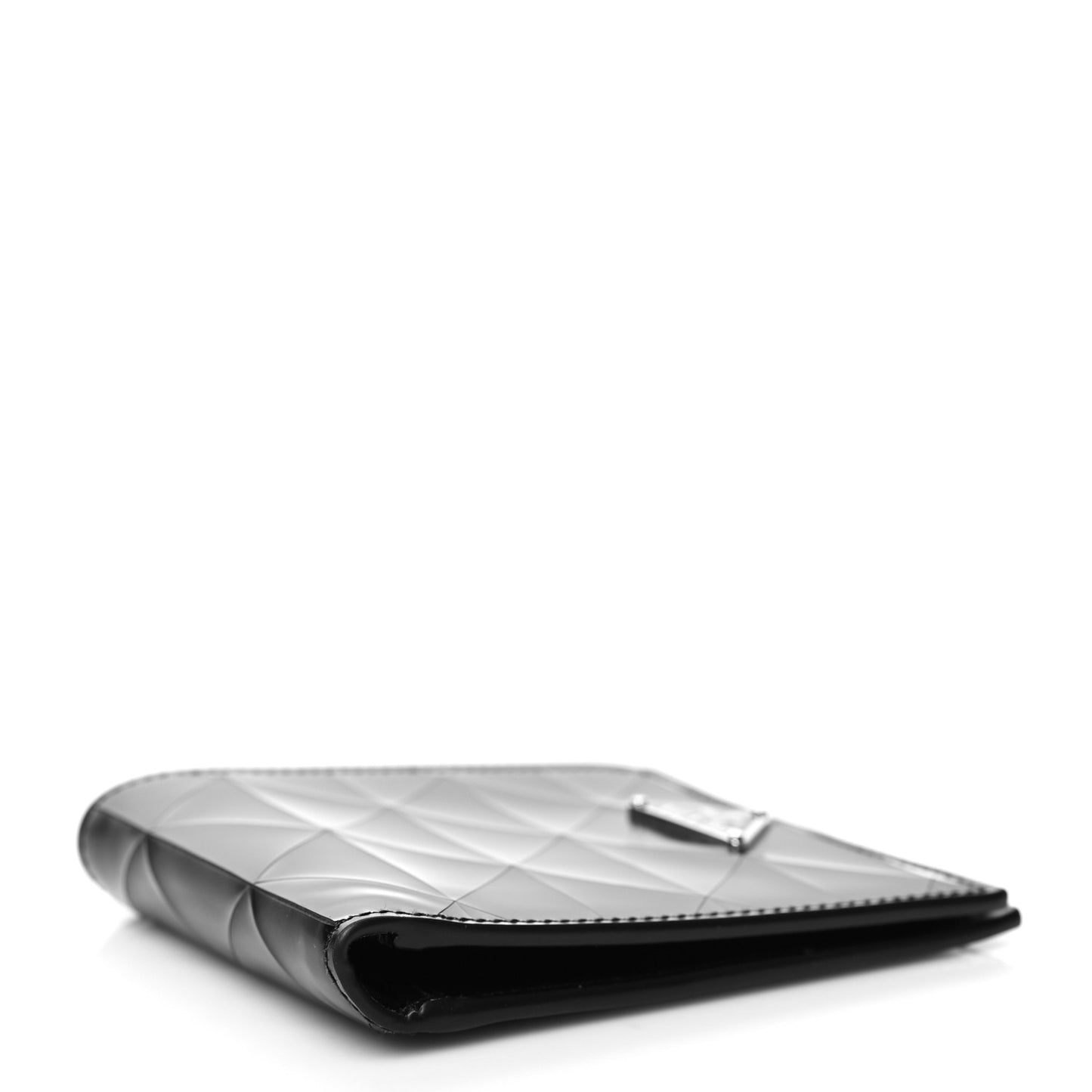 Spazzolato Triangle Patterned Wallet Black