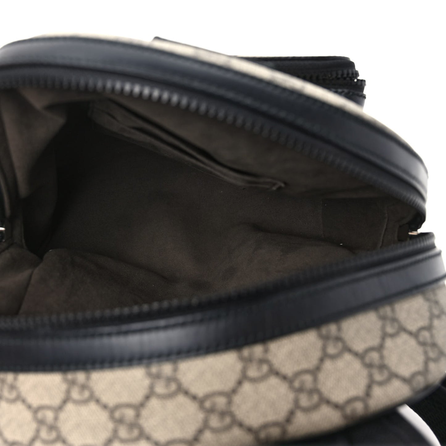 GG Supreme Monogram Small Eden Day Backpack Black