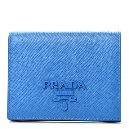 Prada Saffiano Shine Monochrome Bi-Fold Wallet Marea 1 of 6