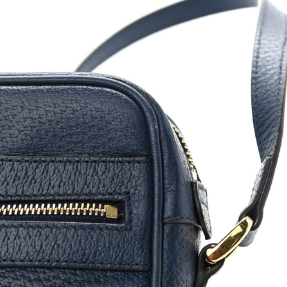 Gucci Calfskin Web Mini Ophidia Shoulder Bag Navy 10 of 11