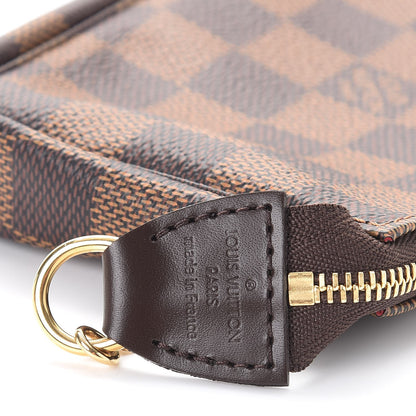 Louis Vuitton Damier Ebene Mini Pochette Accessories 6 of 8