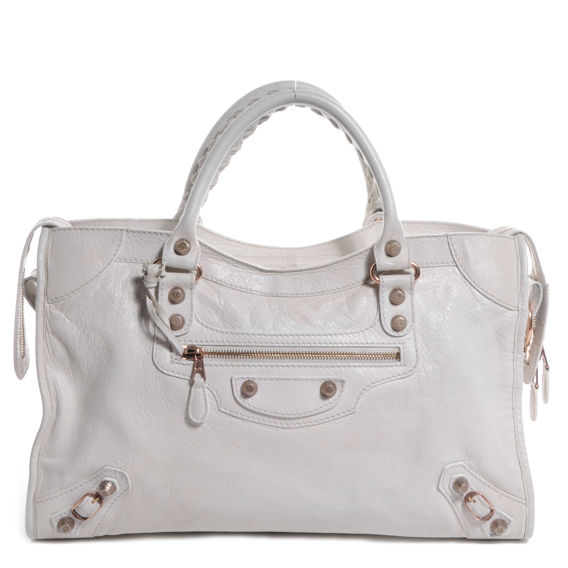 Balenciaga Agneau Giant 12 Rose Gold Hardware City White Light 1 of 9