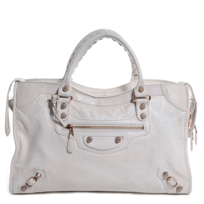 Balenciaga Agneau Giant 12 Rose Gold Hardware City White Light 1 of 9