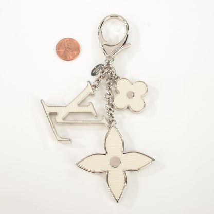 Louis Vuitton Fleur d'Epi Bag Charm Ivory 2 of 5