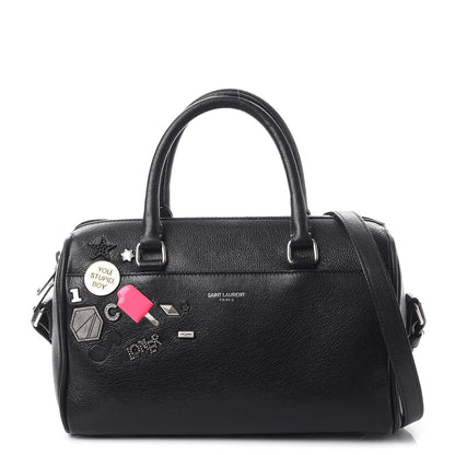 Saint Laurent Goatskin Embellished Classic Baby Duffle Black 1 of 16