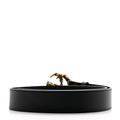 Gucci Calfskin Crystal Double G 40mm Belt 85 34 Black Multicolor 2 of 5