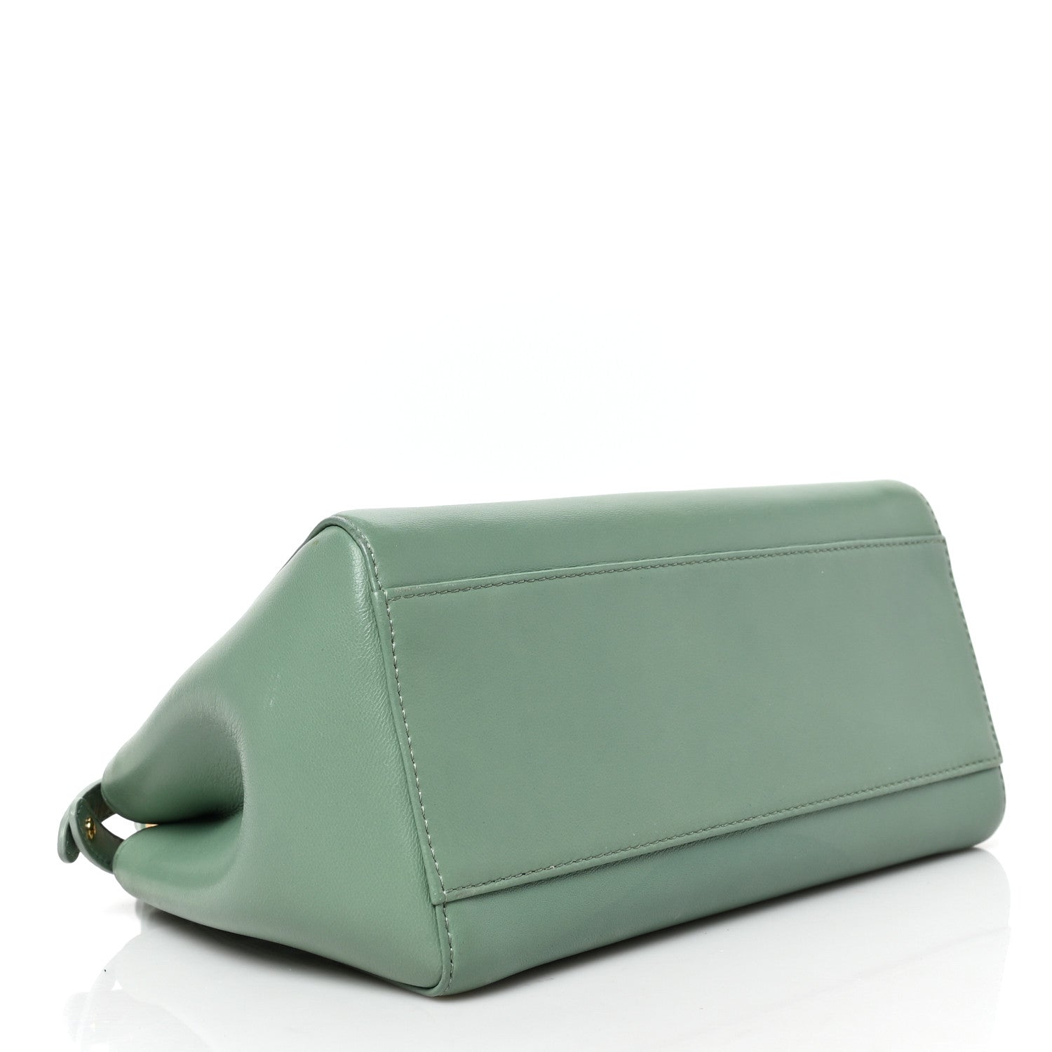 Fendi Nappa Mini Peekaboo Iconic Satchel Menta 4 of 8