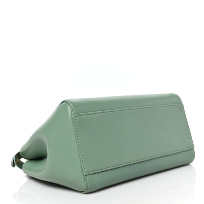 Fendi Nappa Mini Peekaboo Iconic Satchel Menta 4 of 8