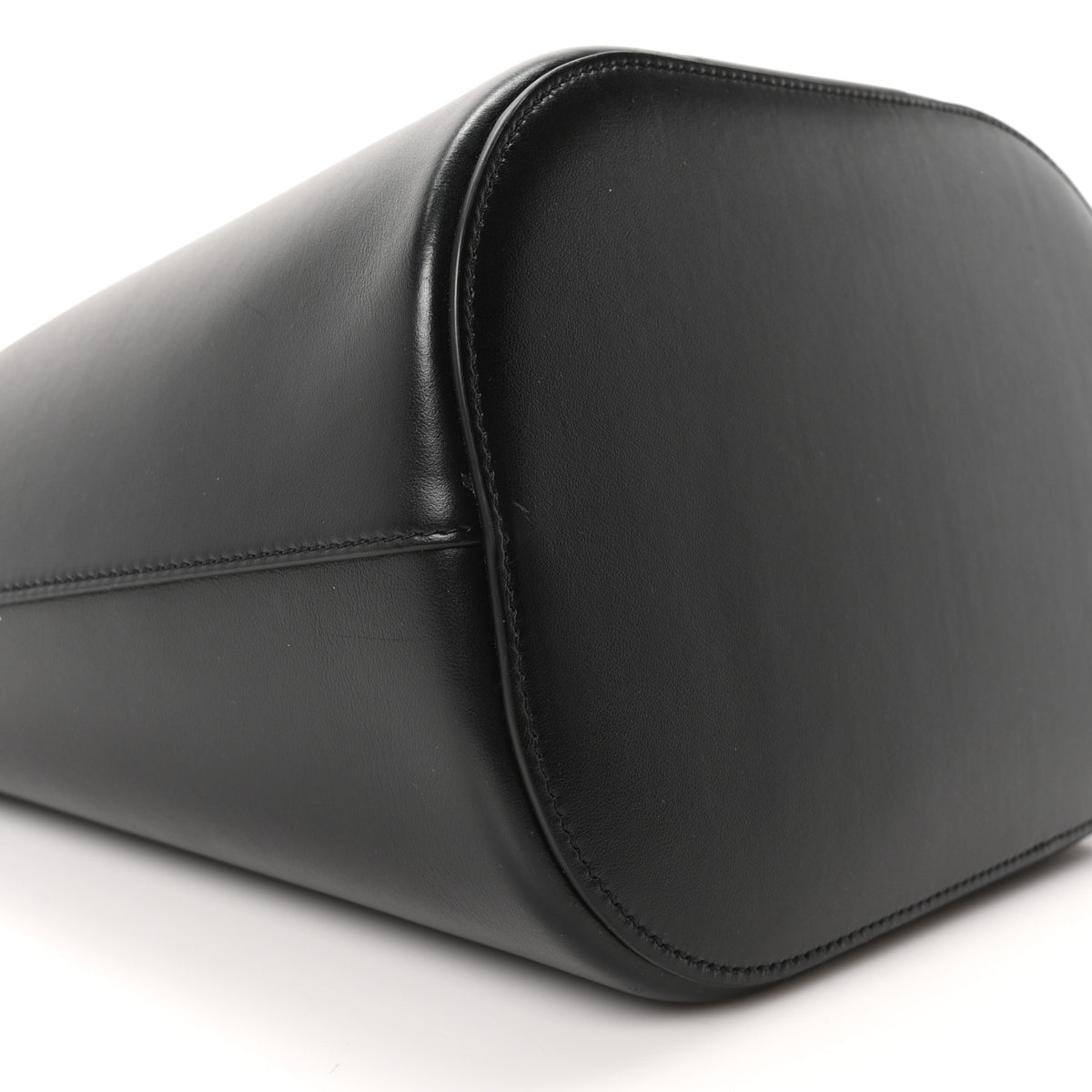 Smooth Calfskin Triomphe Medium Louise Bag Black